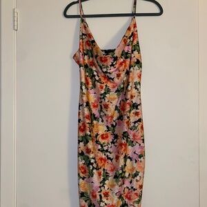 Iris Multicolored Bodycon Midi Dress